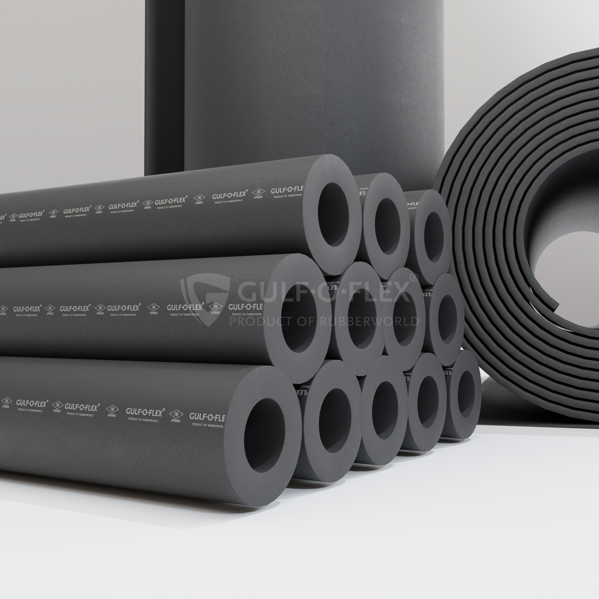 Gulf-O-Flex NBR pipe insulation